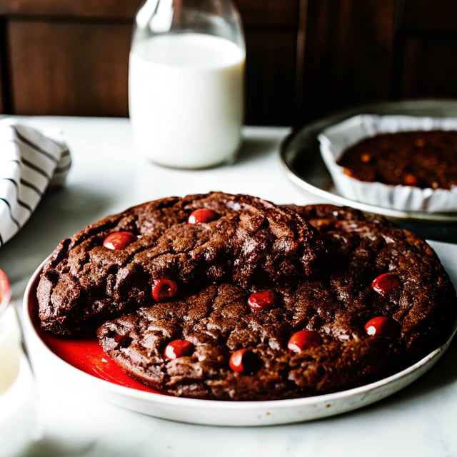 1 Giant Double Chocolate Cookie
