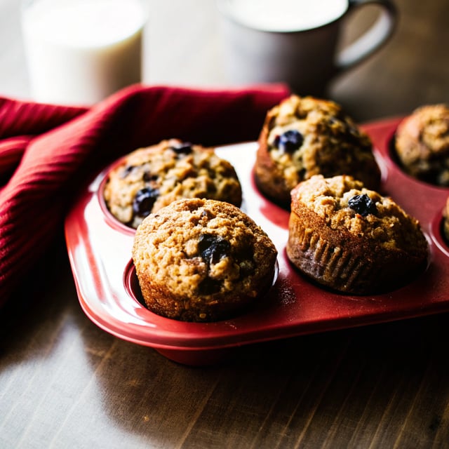 Blueberry Almond Power Muffins