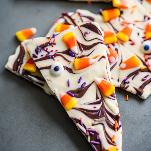Boo Bark – Halloween Chocolate Bark