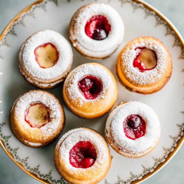 Brown Butter Berry Tea Cakes