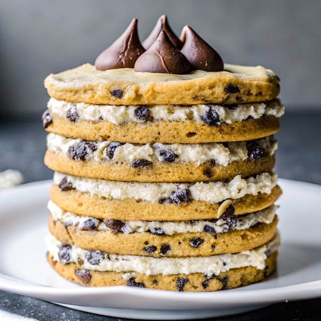 Chocolate Chip Cookie Layer Cake