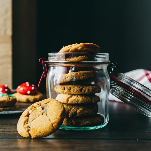 Christmas Cookies in a Jar & Free Printable