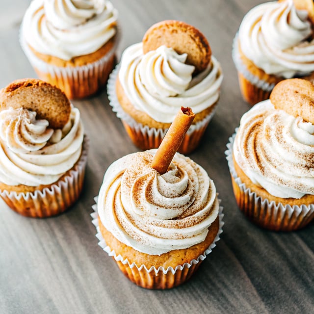 Cinnamon-Swirl Snickerdoodle Cupcakes