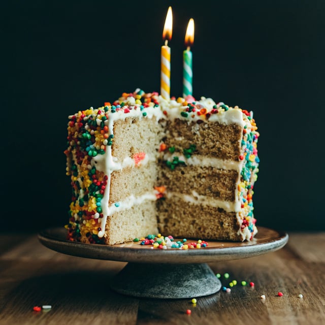 Confetti Birthday Cake