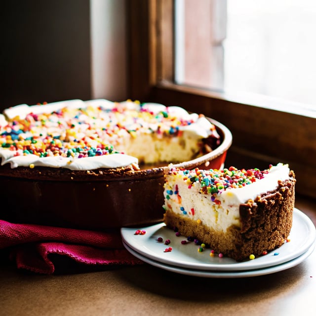 Confetti Sprinkle Cheesecake