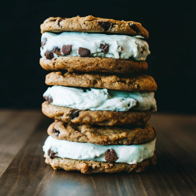 Cookie Ice Cream Sandwiches