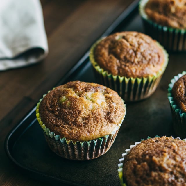 Cream Cheese Zucchini Muffins