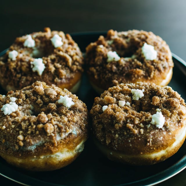 Crumb Cake Donuts