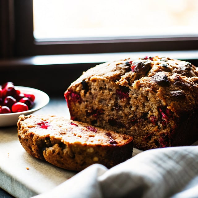 Crusty Cranberry Nut No-Knead Bread