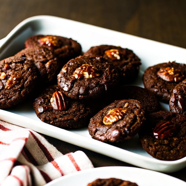 Dark Chocolate Pecan Cookies (with Brown Butter)