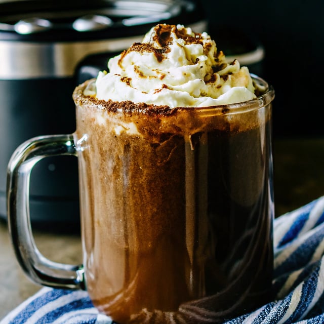 Decadent Slow Cooker Hot Chocolate