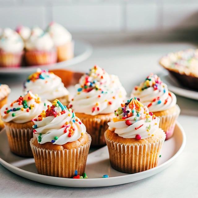 Easy Homemade Funfetti Cupcakes