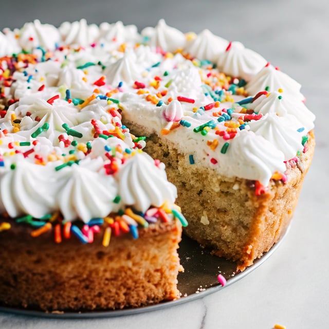 Easy Homemade Sprinkle Cake