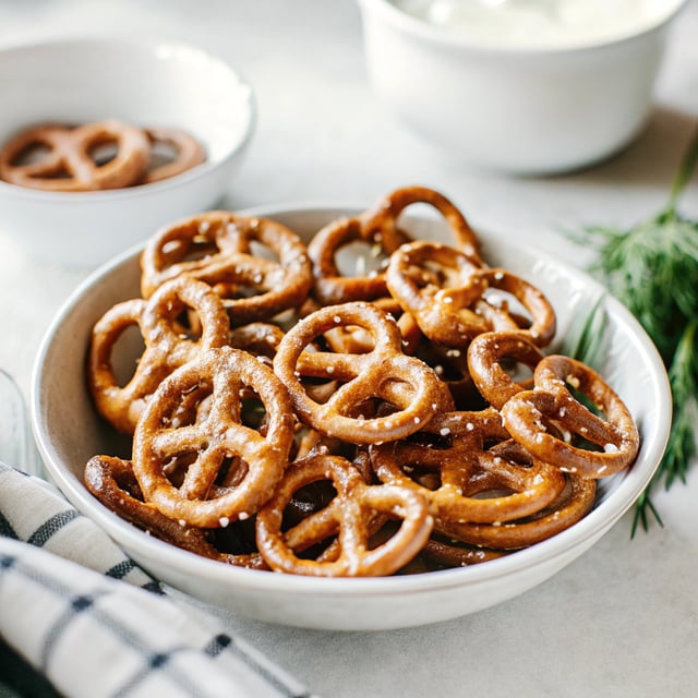 Easy Seasoned Pretzels