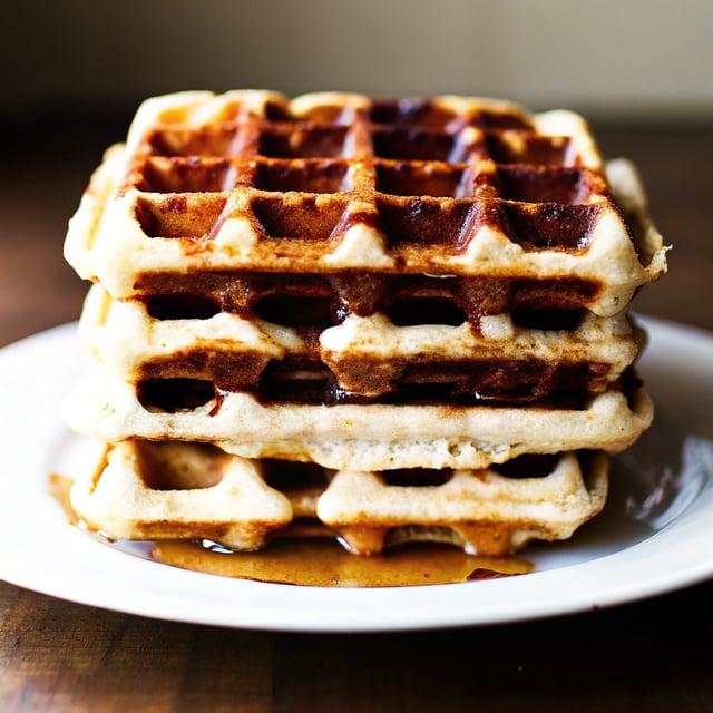 Fluffy Whole Wheat Waffles