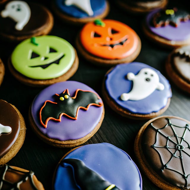 Halloween Chocolate Cookies