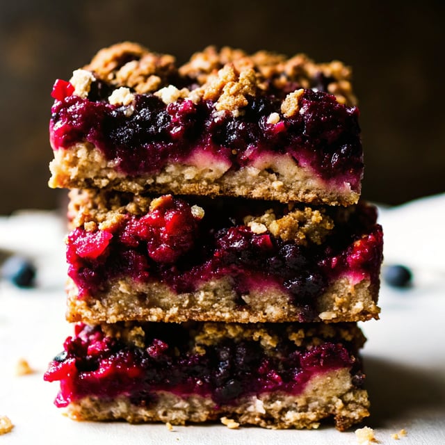 Healthy Berry Streusel Bars