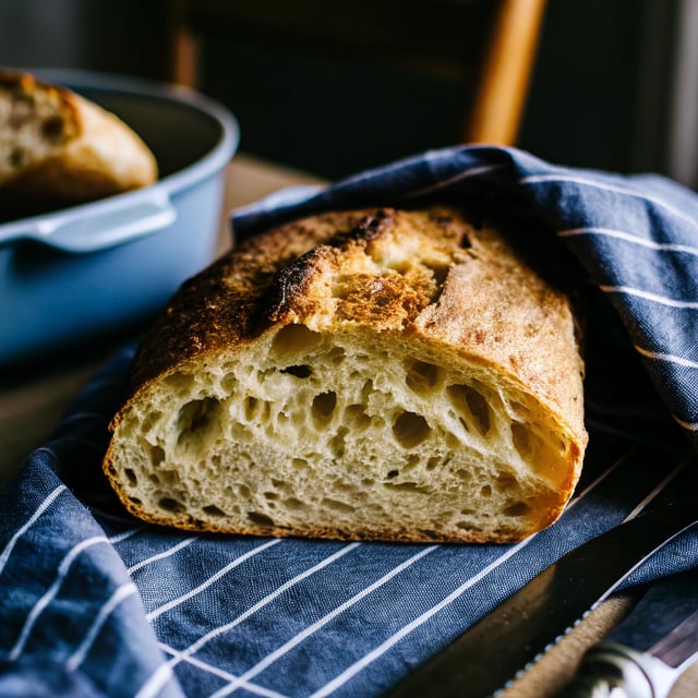 Homemade Artisan Bread (4 Ingredients)