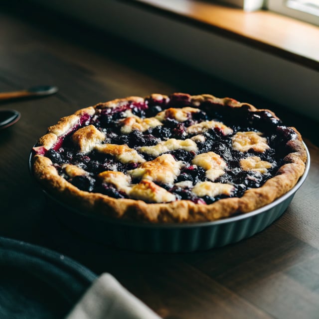 Homemade Blueberry Pie