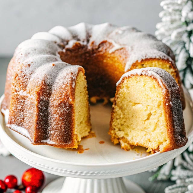 Homemade Butter Rum Cake