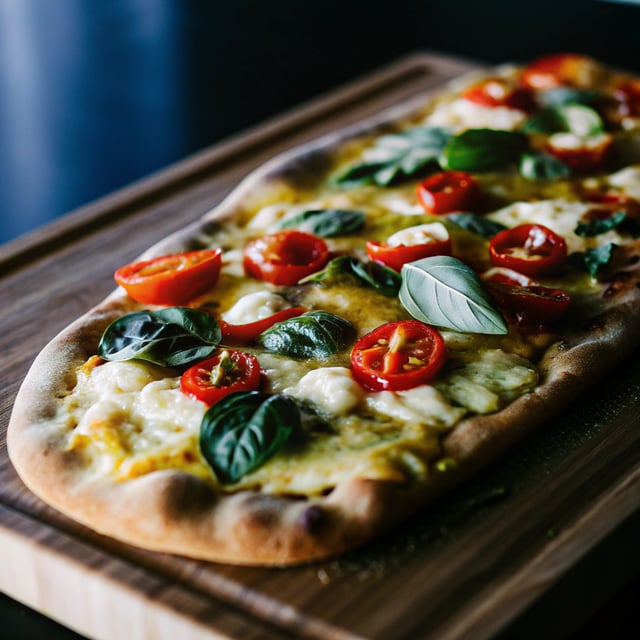 Homemade Flatbread Pizza Recipe