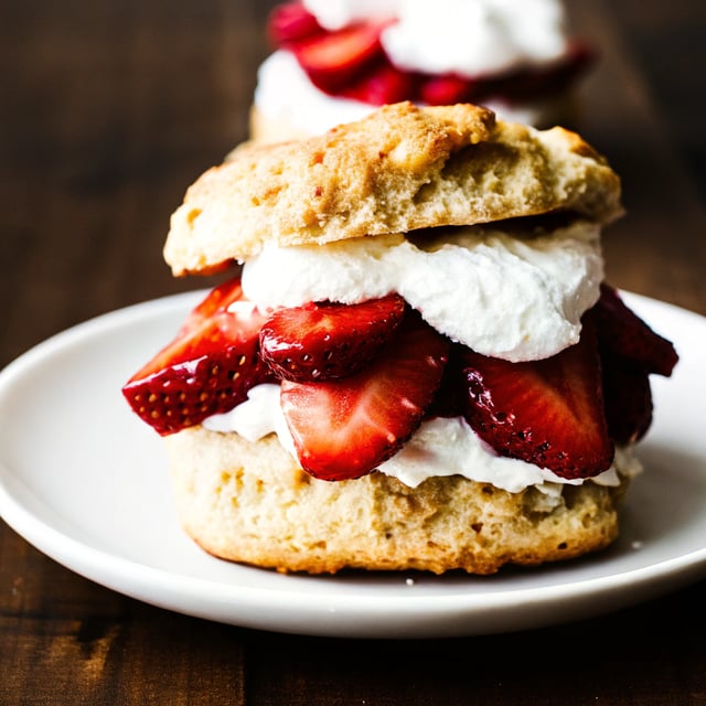 Homemade Strawberry Shortcake