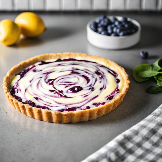Lemon Blueberry Tart