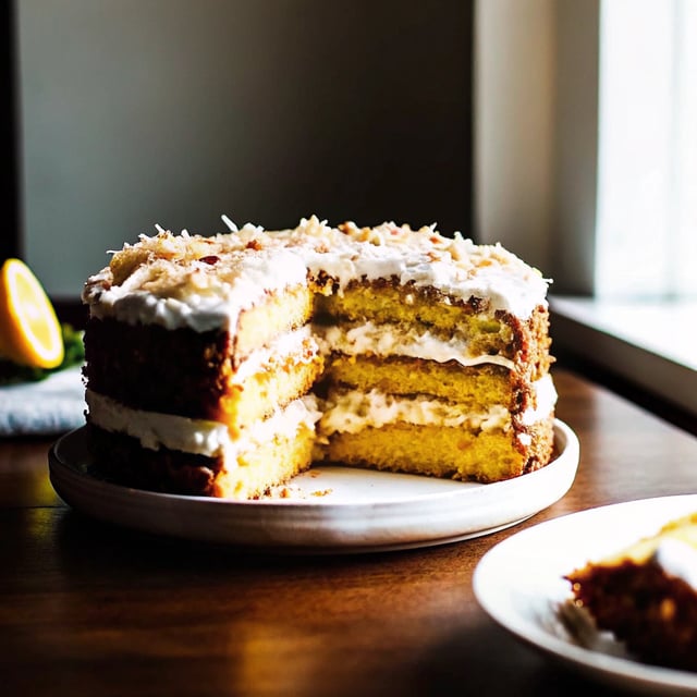 Lemon Coconut Cake