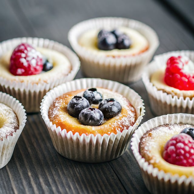 Mini Cheesecakes (in a Standard Muffin Pan)