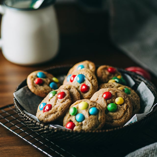 Mini M&M Cookies