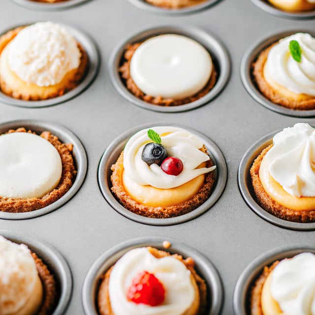 Mini No-Bake Cheesecakes