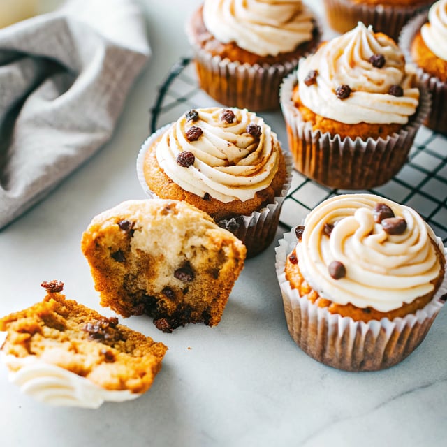 Molten Cookie Dough Cupcakes