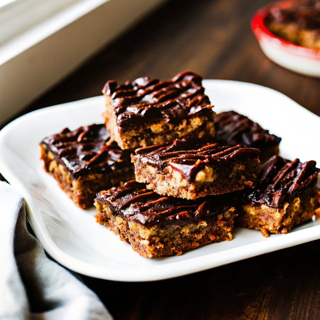 No-Bake Chocolate Fudge Oat Bars