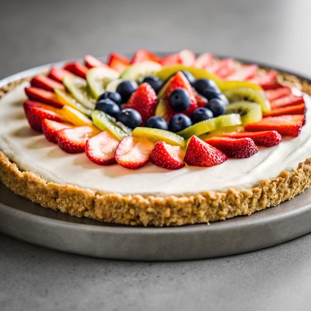 No-Bake Greek Yogurt Fruit Tart