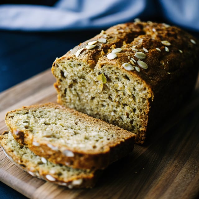No Knead Seeded Oat Bread
