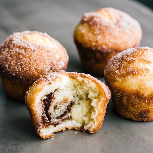 Nutella-Stuffed Cinnamon Sugar Muffins