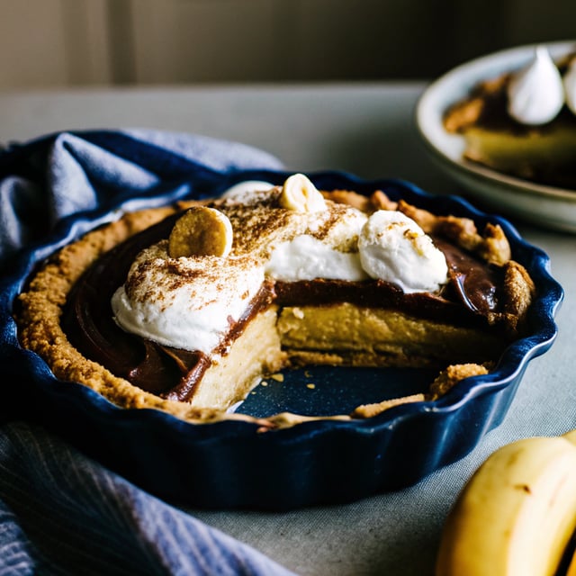 Peanut Butter Banana Cream Pie