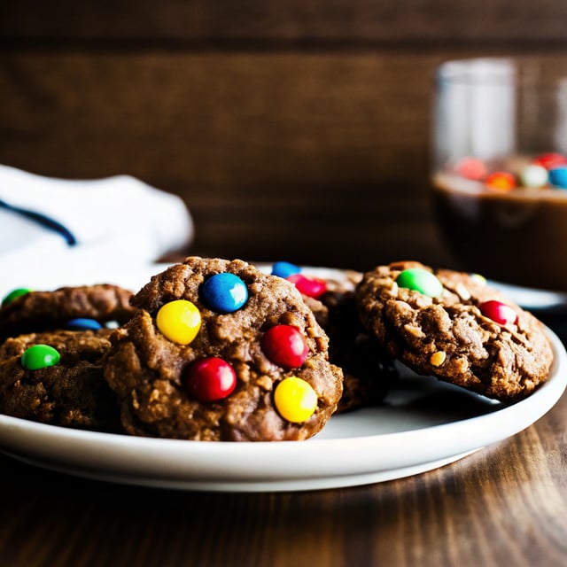 Peanut Butter Cup Surprise Monster Cookies