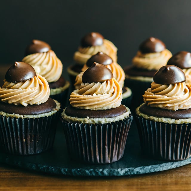 Peanut Butter Hi-Hat Cupcakes