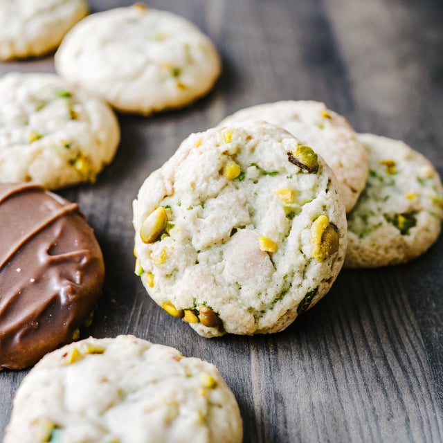 Pistachio Drop Cookies