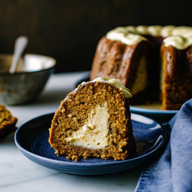 Pumpkin Cream Cheese Bundt Cake