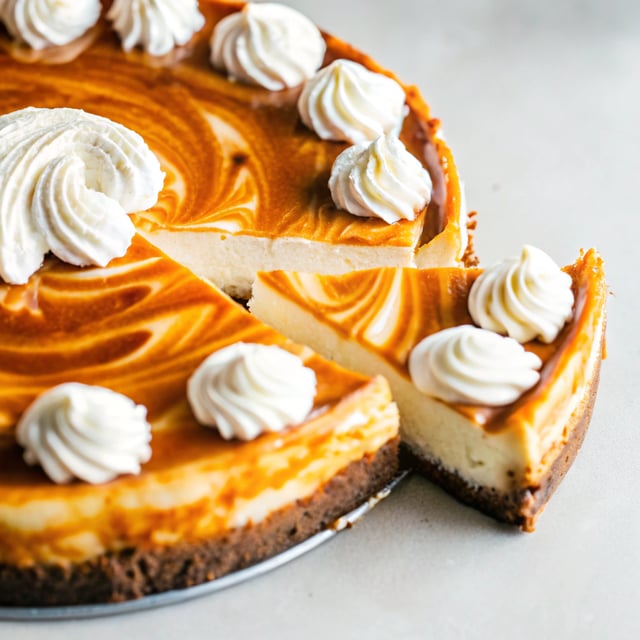 Pumpkin Swirl Cheesecake