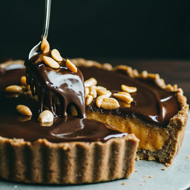 Snickers Caramel Tart