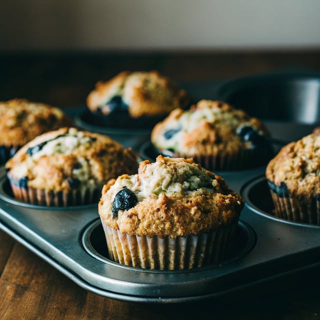 Sparkling Jumbo Blueberry Muffins