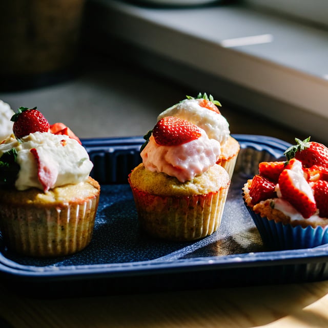 Strawberry Shortcake Cupcakes