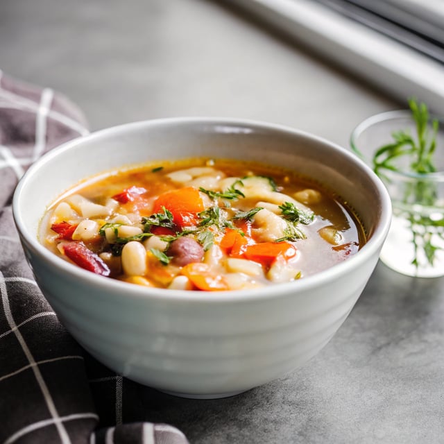Thick & Hearty Minestrone Soup