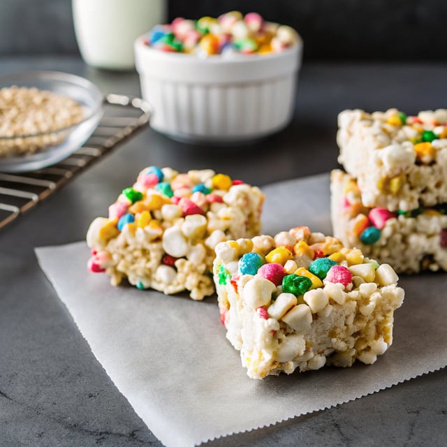 White Chocolate Lucky Charms Treats