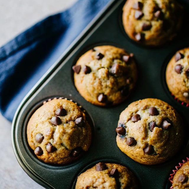 45 Calorie Mini Chocolate Chip Muffins
