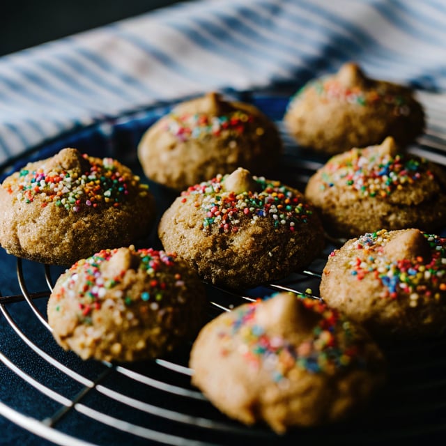 Almond Butter Sparkle Cookies