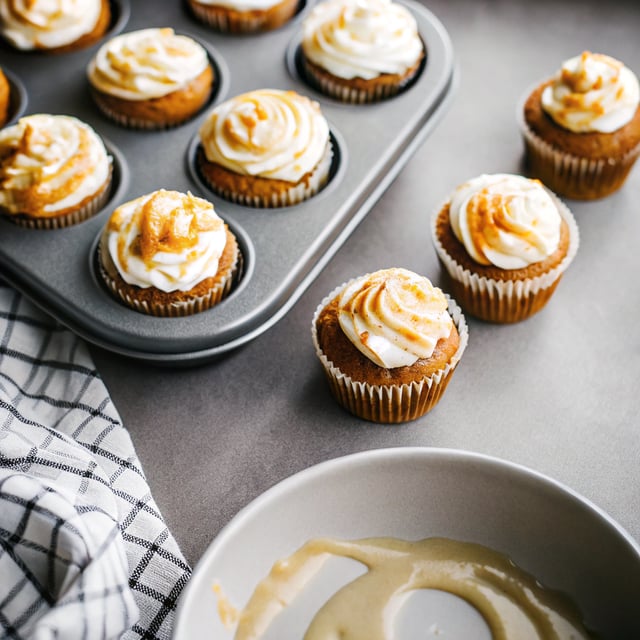 Brown Sugar Butterscotch Cupcakes